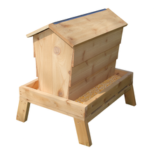 Load image into Gallery viewer, Wooden Chicken Feeder