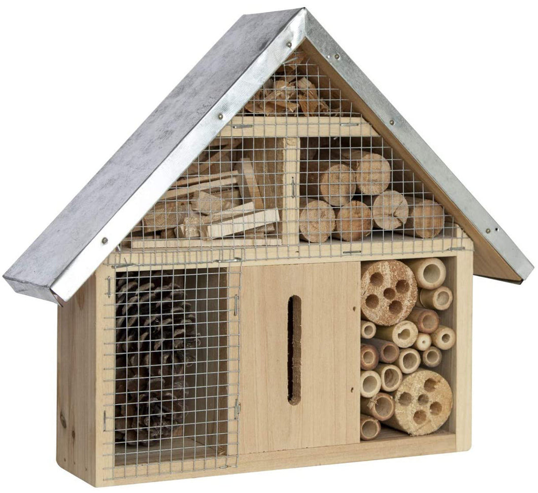 Metal‑Roof Insect Hotel