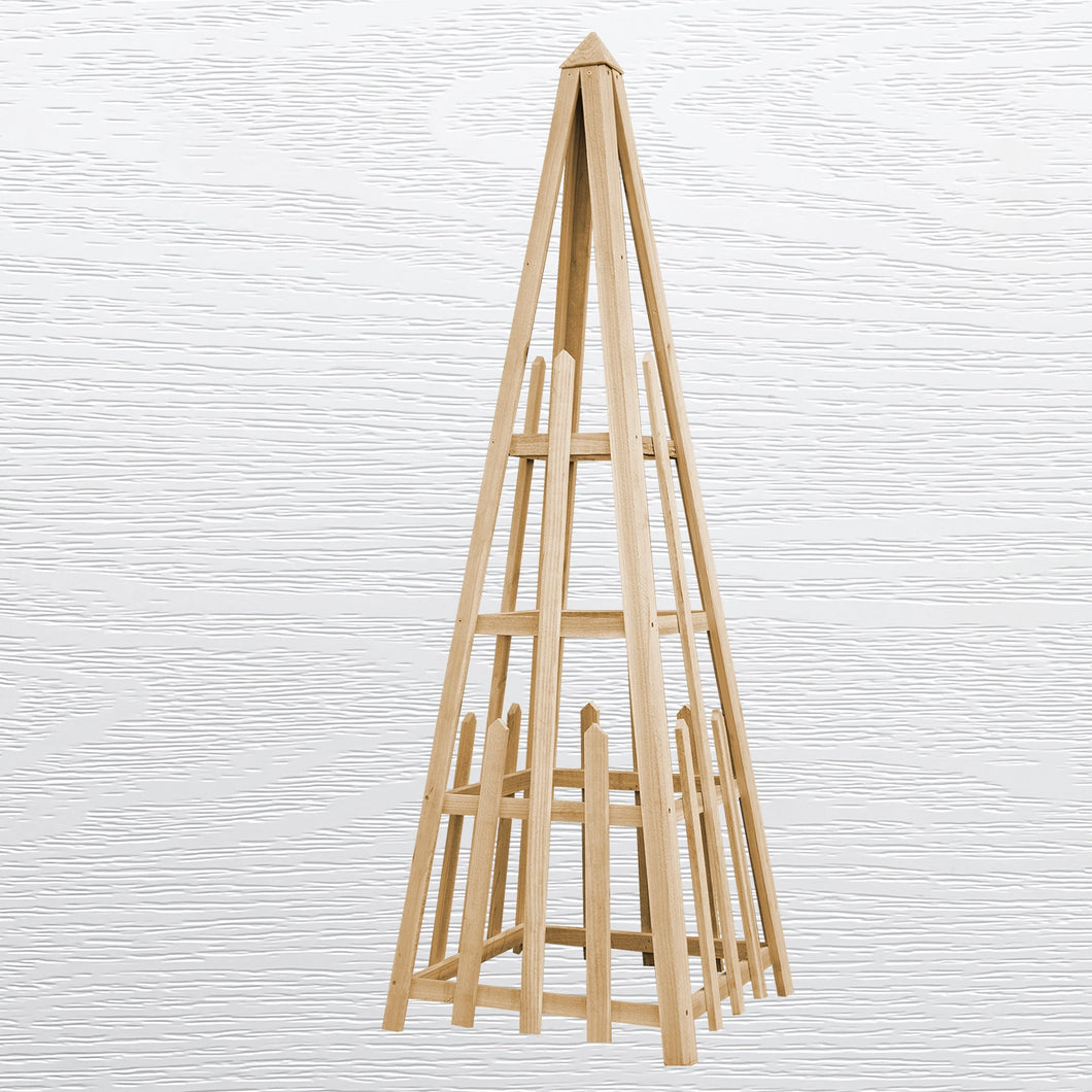 Thandaza Wood Obelisk Trellis